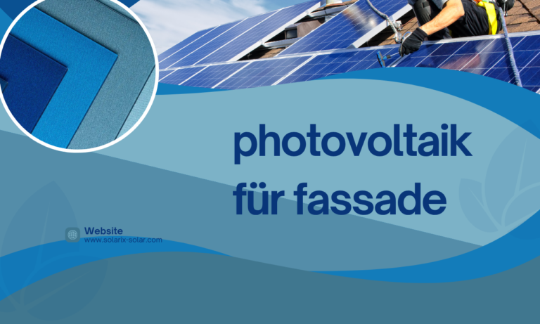 photovoltaik für fassade