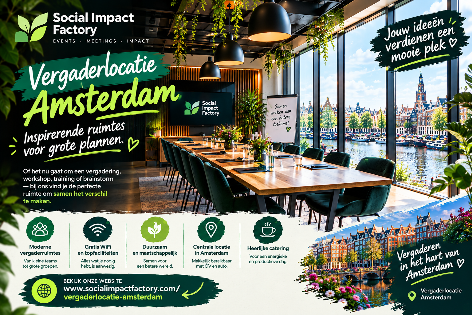 Vergaderlocatie Amsterdam voor verenigingen en VvE’s: de verborgen succesfactor achter mailings die wél werken
